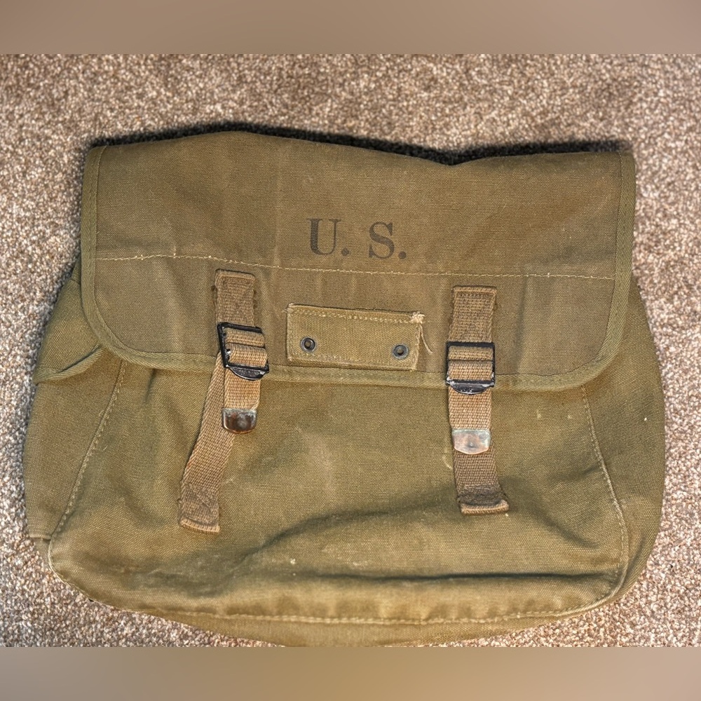 Antique WWII Era Musette Bag